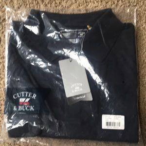 CUTTER & BUCK Navy Dry Tec Men’s Polo Size Large